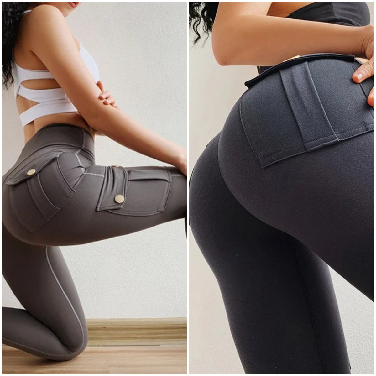 🔥Letzter Tag - 45 % RABATT🔥Sexy Stretch-Leggings mit Tasche für Fitness-Tracker