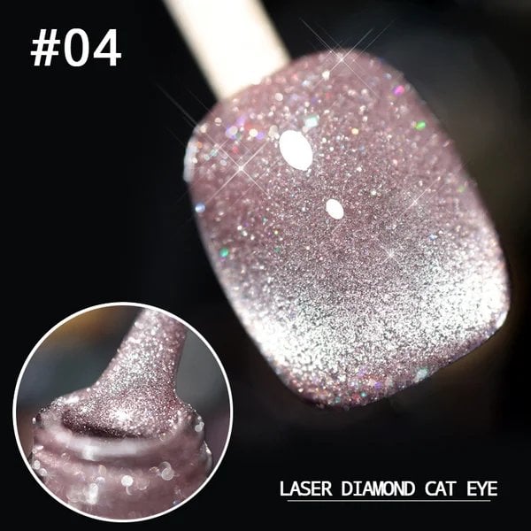 💎Laser Diamond Katzenaugen-Nagellack