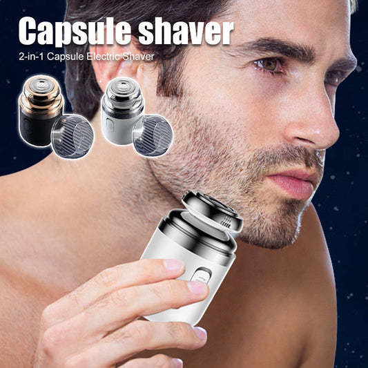 2-in-1 Capsule Electric Shaver