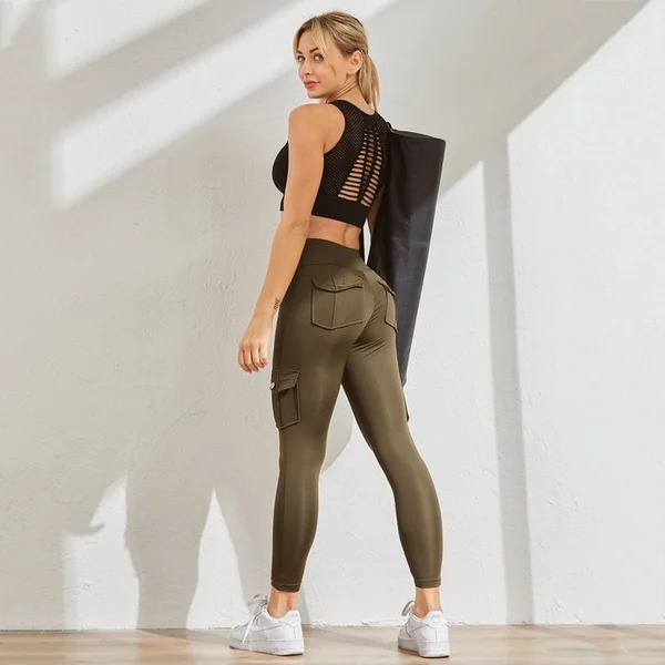 🔥Letzter Tag - 45 % RABATT🔥Sexy Stretch-Leggings mit Tasche für Fitness-Tracker