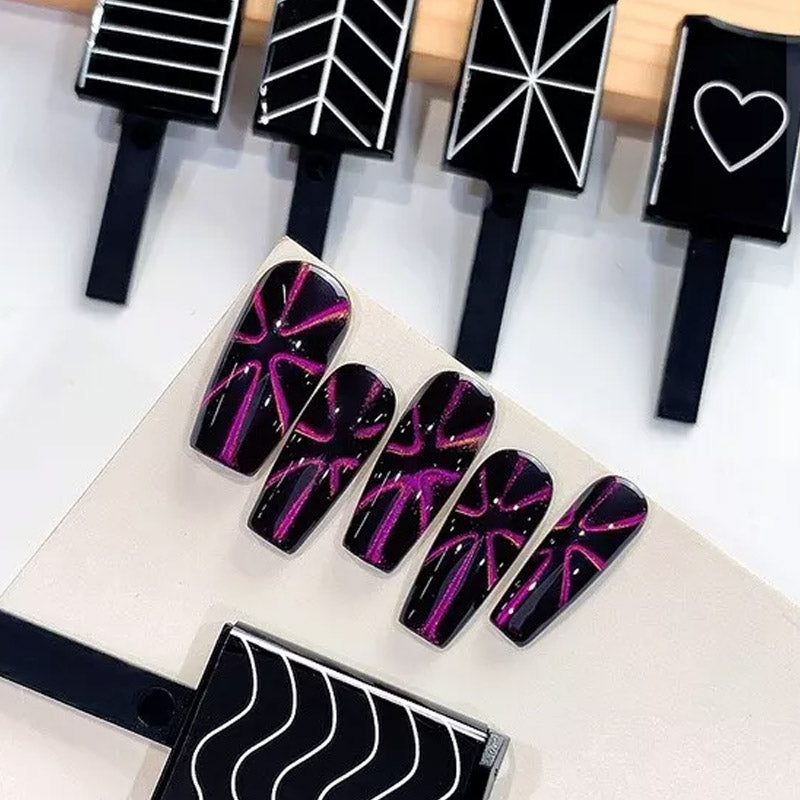 🌟[Nail Art Katzenaugenmagnet Multifunktional Leistungsstarker Magnetstreifen Set] - Entdecke neue Möglichkeiten, kreative Maniküre zu spielen✨