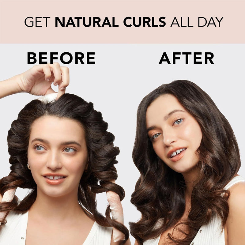 🌸 Satin Heatless Curling Rod Kit - mühelose Locken, ein haarfreundliches Schönheitsgeheimnis!