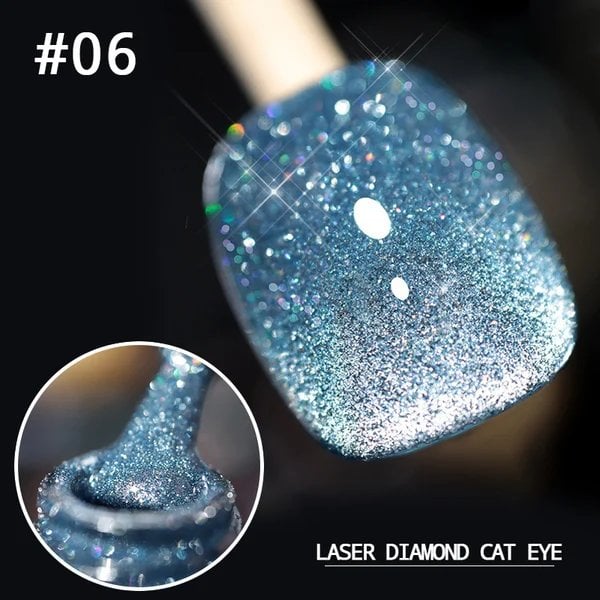 💎Laser Diamond Katzenaugen-Nagellack