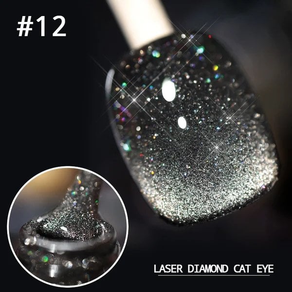 💎Laser Diamond Katzenaugen-Nagellack