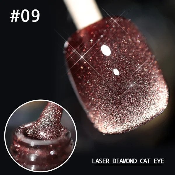 💎Laser Diamond Katzenaugen-Nagellack