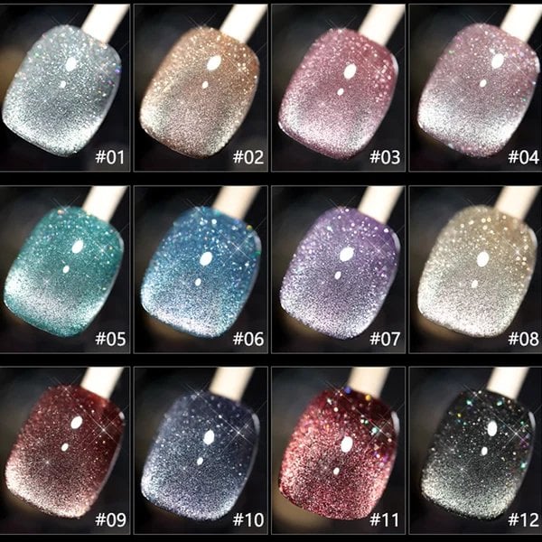 💎Laser Diamond Katzenaugen-Nagellack