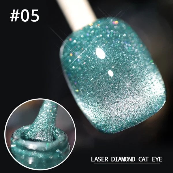 💎Laser Diamond Katzenaugen-Nagellack