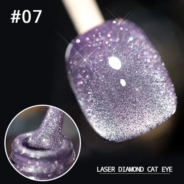 💎Laser Diamond Katzenaugen-Nagellack