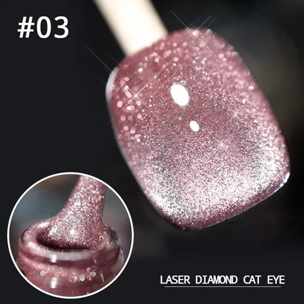 💎Laser Diamond Katzenaugen-Nagellack